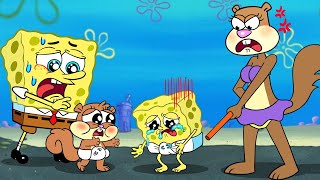 Bad SpongeBob Boy and Good Father | Spongebob Squarepants Animation