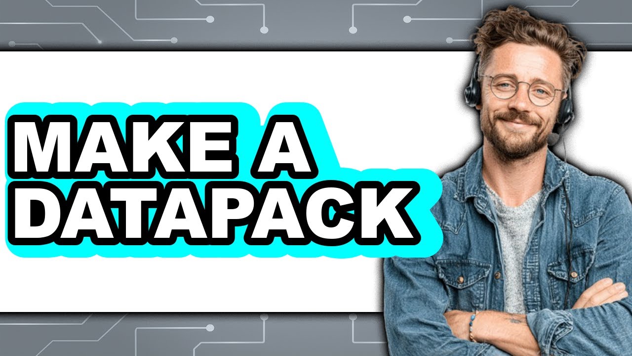 How to Make a Datapack - Easy Guide - YouTube