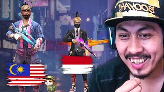 ORANG MALAYSIA MASUK SERVER FREE FIRE INDONESIA