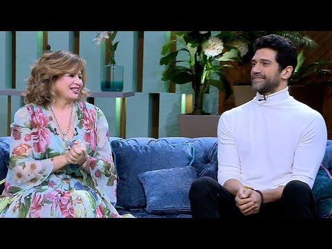 ياابن الإيه لعبة بالايموجي بين الهام شاهين واحمد مجدي مع منى الشاذلي 