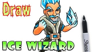 How to Draw the Ice Wizard - Clash Royale - Coloring Pages screenshot 4