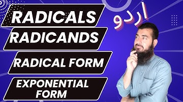 9th Maths | Radicals, Radicand, Properties, Radical form , exponential Form