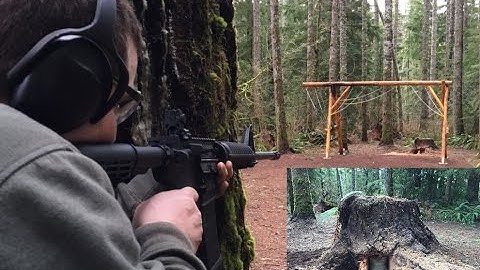 10 Lbs. Binary X (Tannerite) vs. 3 ft. Stump