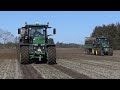 John Deere 8320R spreading manure w/ Samson SP22 | Ljungby L9 wheel-loader | Danish Agriculture