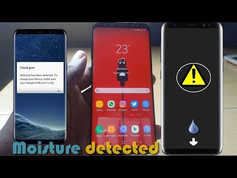 Galaxy S8, S9, S10 충전 포트에서 수분 감지 수정 : 6 가지 솔루션