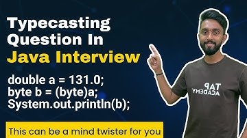 Typecasting Question For Java Interview | Java Tutorial For Beginners #java