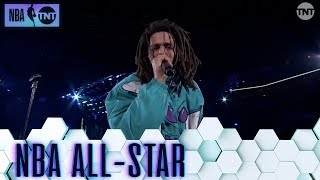 J. Cole Puts On a Show For the Home State  | AllStar 2019 Halftime Show