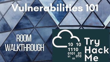 [TryHackMe]  Vulnerabilities 101 | Room walkthrough