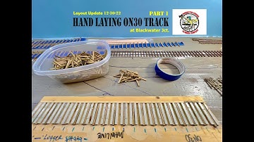 HAND LAID On30 TRACK for the MCL Co.