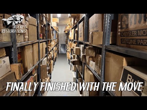 Huge Mopar NOS Parts Inventory Purchased And Moved! Also New Website For Rocket Restorations!