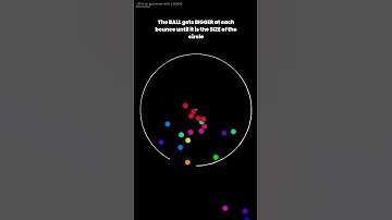 This bouncing ball is so SATISFYING ! #satisfying #satisfyingvideo #python