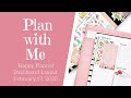 BEFORE THE PEN SPREAD | Plan With Me | Mini Happy Planner Dashboard Layout | February 17, 2020