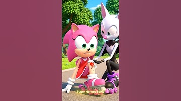 Sonic vs Shadow: Can They Save Amy in Time? ⚡💗#sonic #shortsfunny