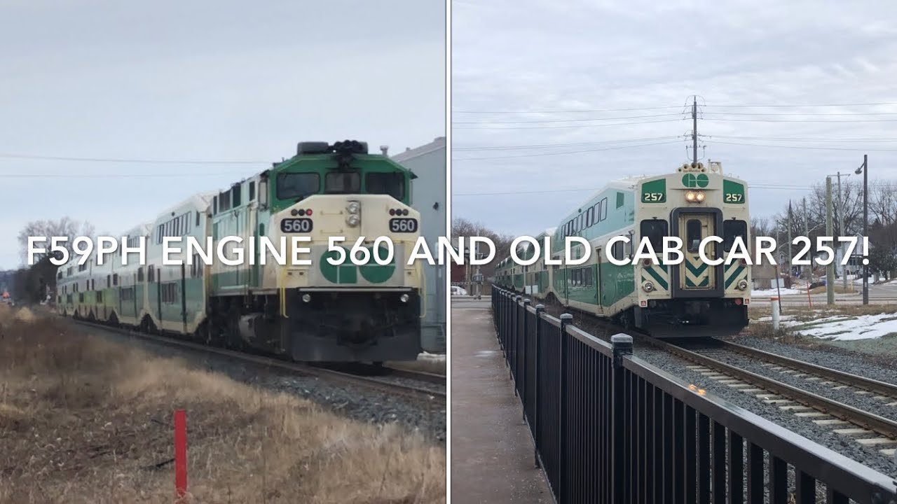 seeing-the-rare-f59ph-engine-560-and-old-cab-car-257-at-oriole-drive