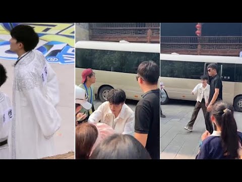 《奔跑吧11》最新饭拍：周深给生米签名，有生米说，上海见