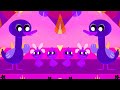 5 Little Ducks 🦆 [1 Min Loop] Nursery Rhyme With Lyrics | Fun 3D Animated Counting Song for Toddlers