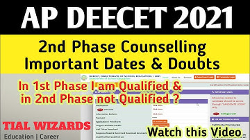 AP DEECET 2nd Counselling 2021 Dates | AP DEECET 2021 Not Qualified Issue | AP DEECET 2021