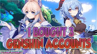 I BOUGHT 3 ACCOUNTS TO SUMMON FOR GANYU & KOKOMI "Giveaway Account" | SUMMON VIDEO + WINNER!