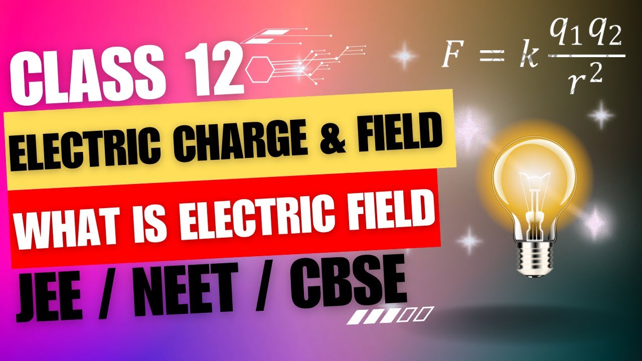 Class 12 Chapter 1 Electric Charge and Field 06|| Electric field ...