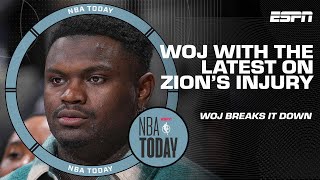 The timeline for Zion Williamson's return from injury is very 'open-ended' - Woj | NBA Today