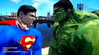 Superman VS Hulk - Battle