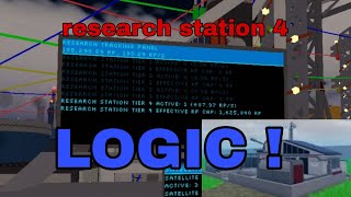 Research Station 4 Setup Tutorial Logic Industrialist Industrialist Roblox