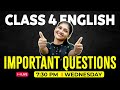 Class 4  english  important questions  exam winner class 4