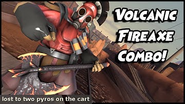 Sharpened Volcano Fragment Combo! Team Fortress 2 Pyro Gameplay