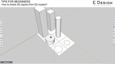 GETTING STARTED with SketchUp Free - Part 1 - TIP FOR BEGINNERS