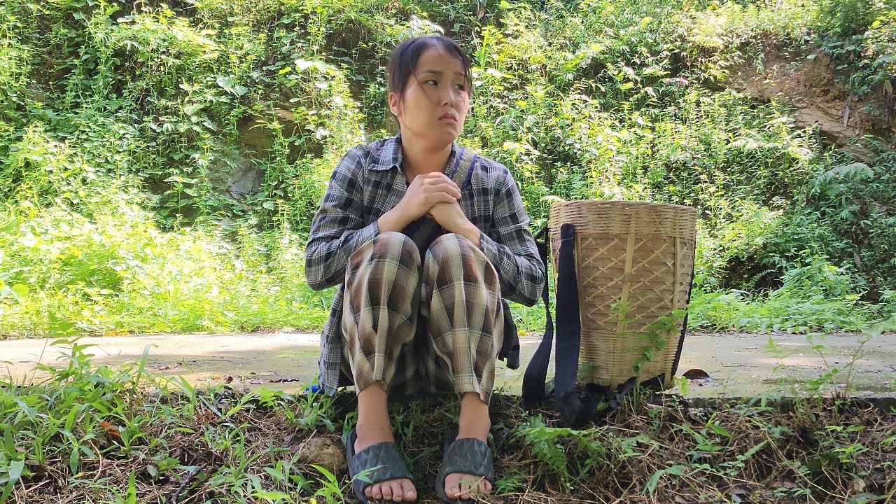 Single mother had to go deep into the forest to harvest wild fruits to ...