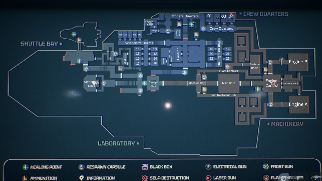 Beginner's guide to map of HSS Hawkin | Species Unknown | Co-op gaming