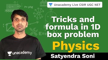 Tricks and formula in 1D box problem | Physics | Unacademy Live CSIR UG NET | Satyendra Soni