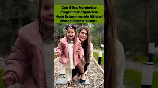Çok güzel hareketler programının oyuncusu Ayça ve kızı ile pozu hayran bıraktı