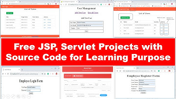 Free JSP, Servlet Projects for Learning Purposes | GitHub | Download