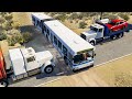 Bus and Truck Crashes #3 - BeamNG Drive | CRASHdriven