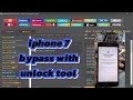 Iphone 7 and 7plus Hello Screen Icloud Bypass ios 15.8 With Unlock Tool easy method iphone 5S to X