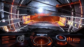 Elite Dangerous Oracle station attacked by Thargoids