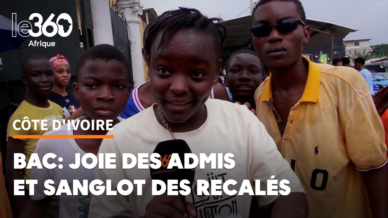 Côte d’Ivoire: résultats du Bac 2024, les admis dans une joie folle, les recalés en sanglot