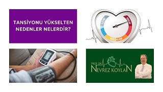 TANSİYONUNUZ NEDEN YÜKSELİYOR? TANSİYONU YÜKSELTEN NEDENLER NELERDİR?