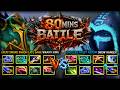 EPIC 80MINS BATTLE BETWEEN GREAT SWORD SMASH WRAITH KING VS. ENDLESS FROST ARROW DROW RANGER DOTA 2