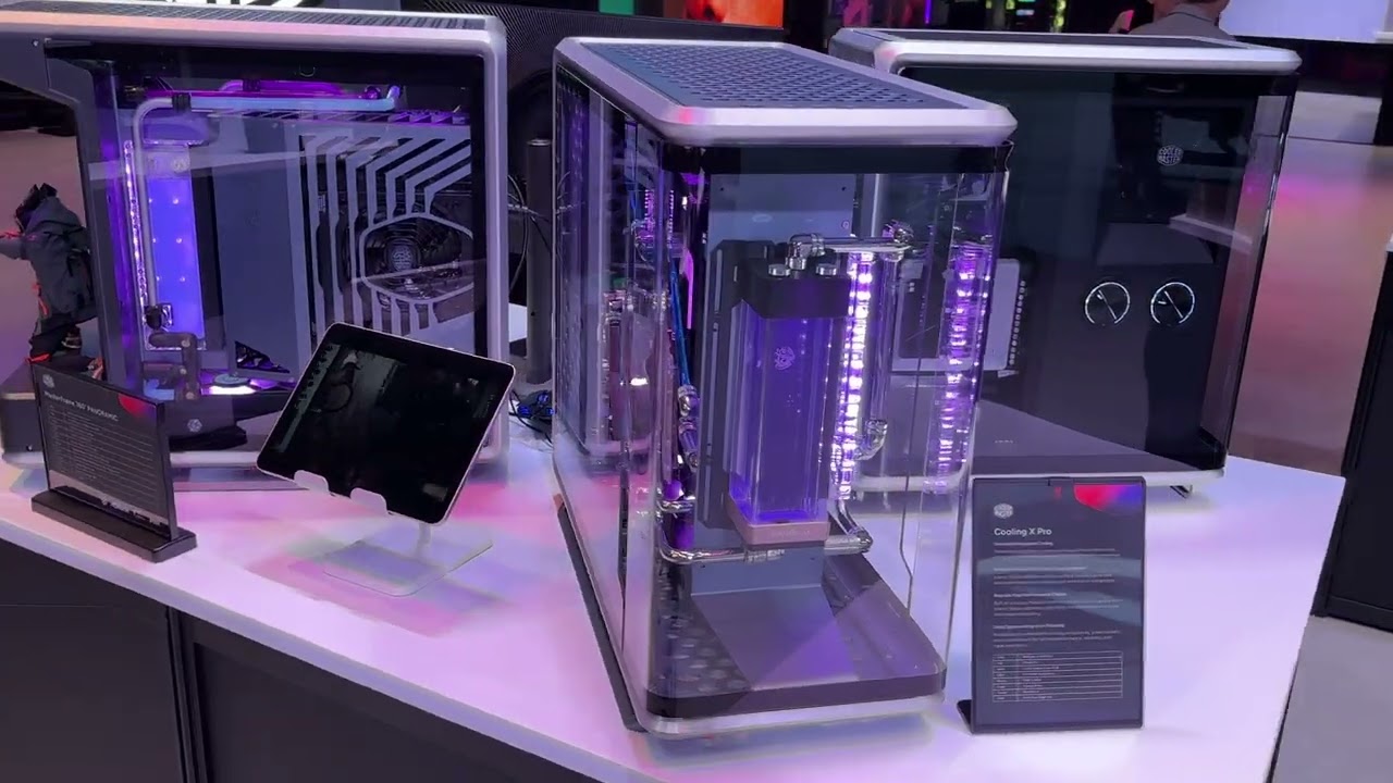 マ*ル様 Cooler Master デスクトップPC COMPUTEX：全部魅せます、逃げ場のない完全パノラマな丸見えケースを