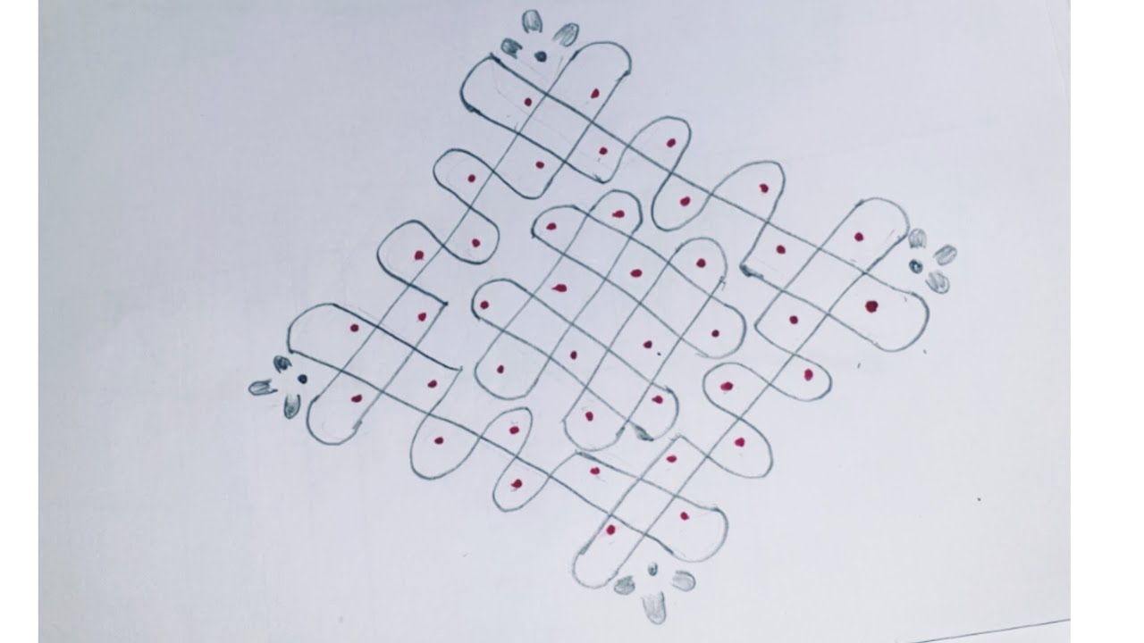 Daily unique rangoli🌺 | Kolam rangoli 🌺|Melikala muggulu 🌺