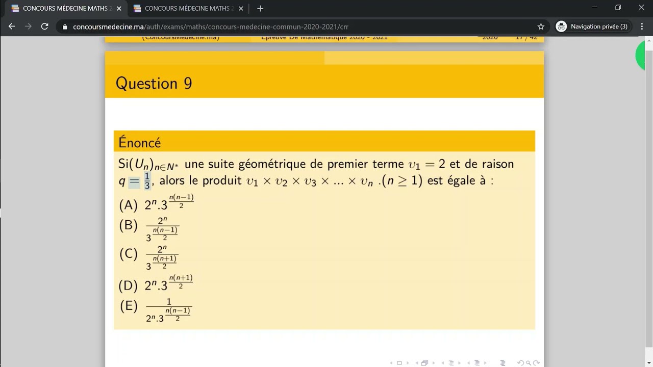 Concours Médecine Maths Astuce #4 - YouTube