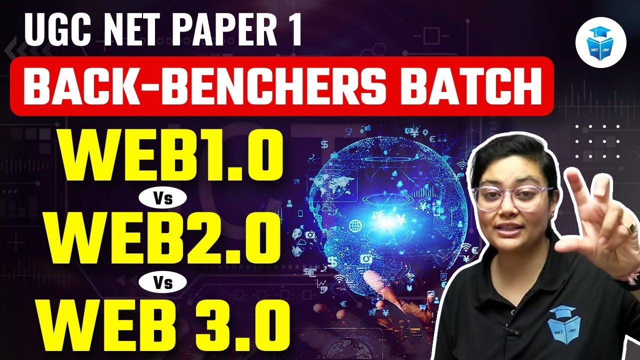 UGC NET Paper 1 | UGC NET June 2023 | Web 1.0 vs Web 2.0 vs Web 3.0 by Aditi Mam | JRFAdda