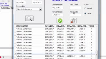 Ponto Eletrônico - Arduino - Delphi - RFID (#2)