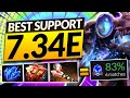 BEST HERO FOR FREE MMR IN 7.34E - Arc Warden Support (NEW BUILD) - Dota 2 Position 5 Guide