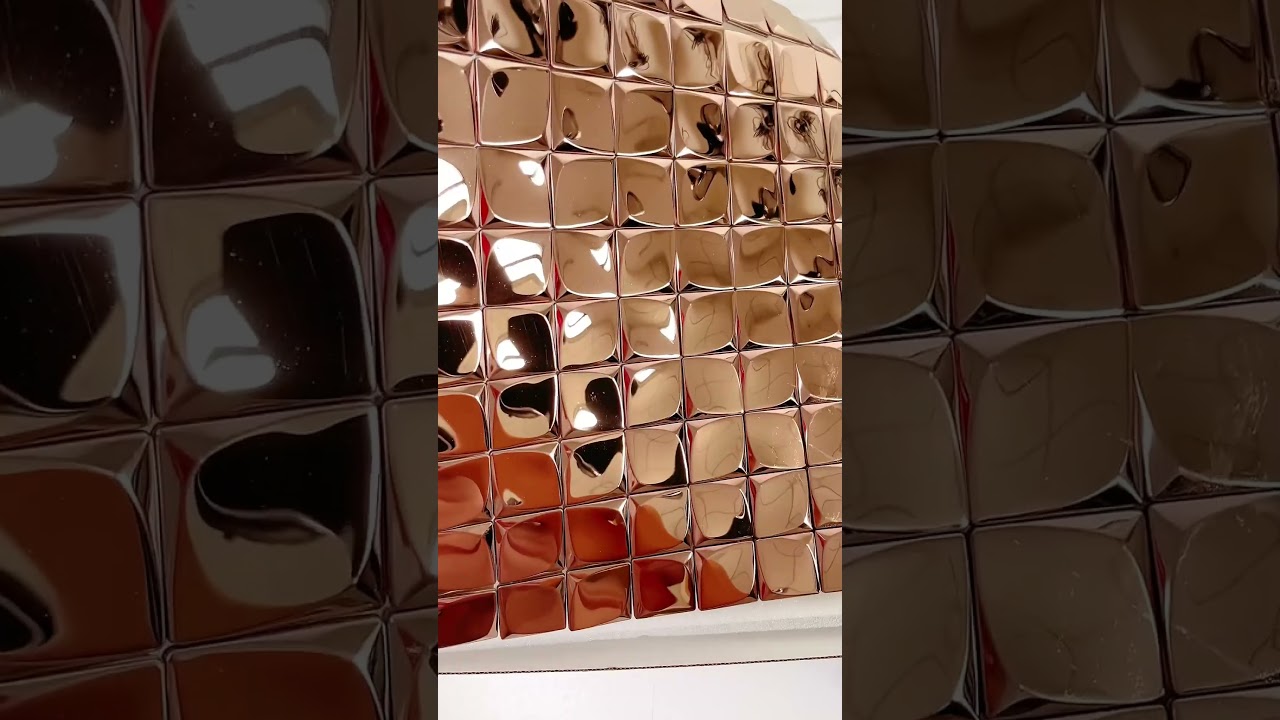 Square Stainless Steel Mosaic Tile ✨ Clean & Modern