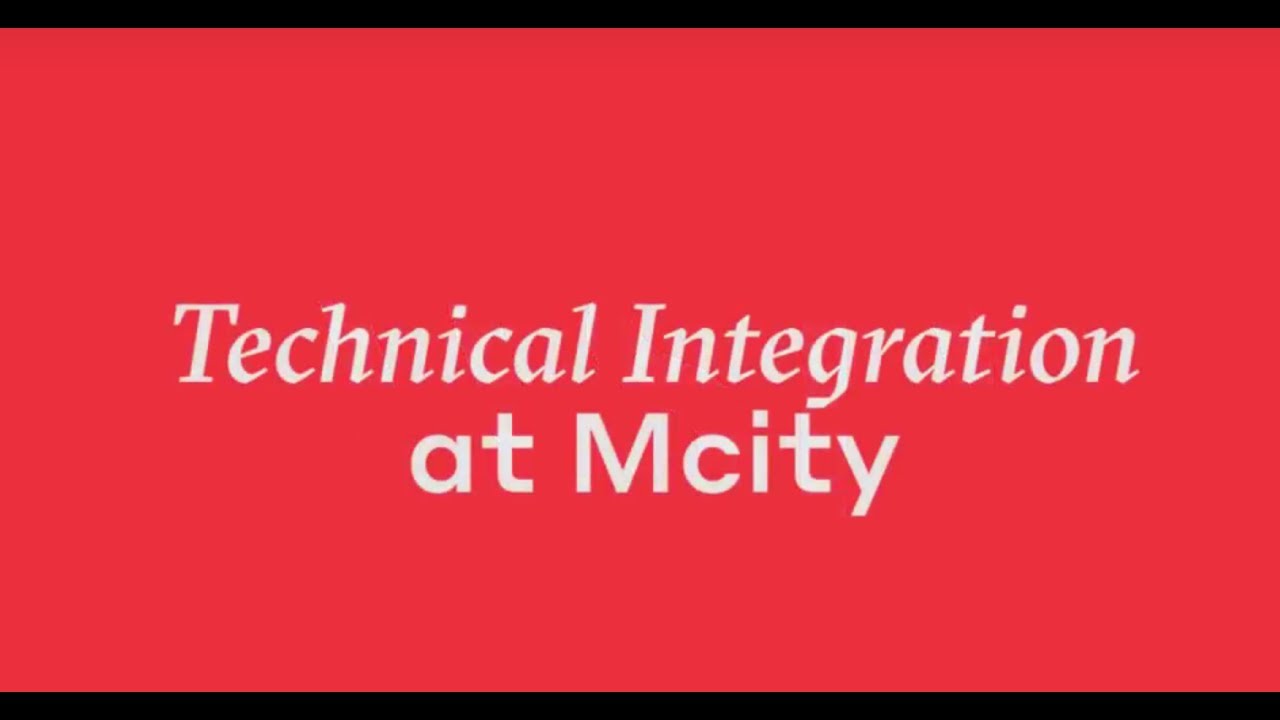 Technical Integration at Mcity with Thomas Timcho