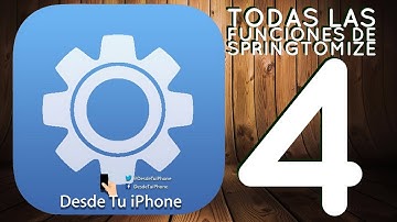 Tweak recomendado Springtomize 4 - TODAS LAS FUNCIONES DE  SPRINGTOMIZE 4 - Como configurarlo
