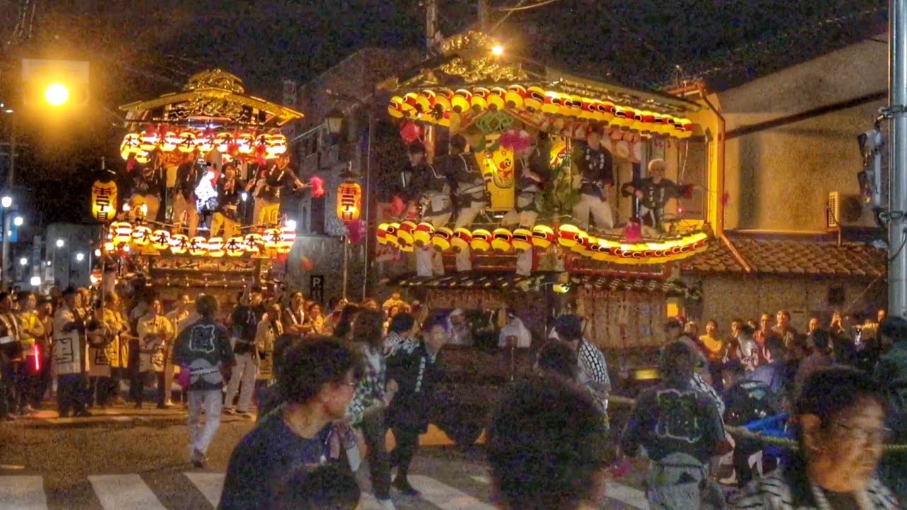 2025.9.23 長野県 池田町【池田八幡神社 例大祭 2025】舞台(山車)  宵祭り  